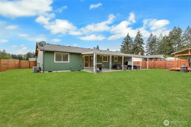 large backyard!