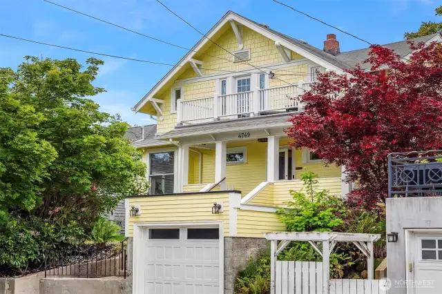 Wow! The Wallingford Craftsman you have been waiting for has finally come on the market! Nothing left to do but move in and enjoy this beautifully updated home in a perfect location. Detached garage has been architect designed and rebuilt and has a new garage door.. The lower level apartment is fantastic for guests or use it for the rental income.