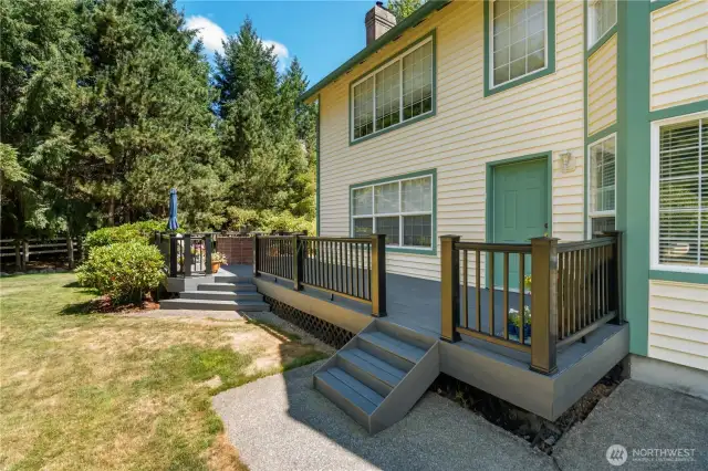 Large trex deck