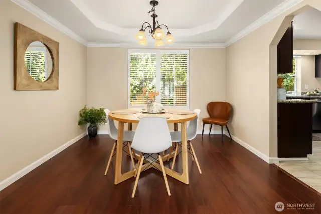 Dining room off the Kitchen