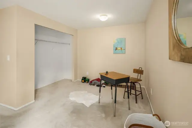 #4 Bedroom Set up as office and playroom