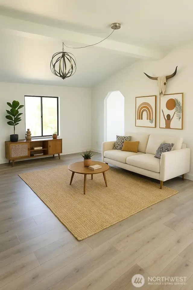 Livingroom-Virtually staged