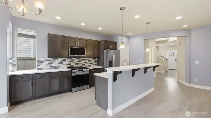 Open kitchen floorplan