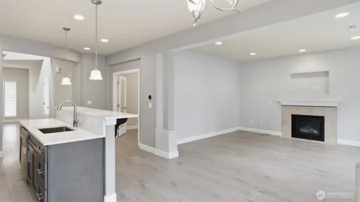 Lots of room for open concept living