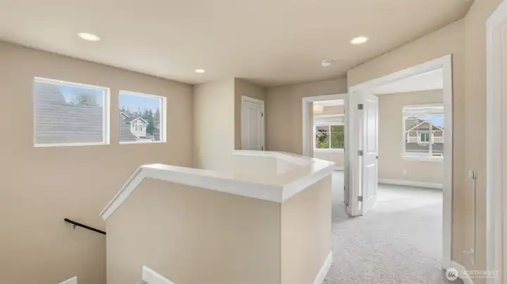 Upstairs landing area