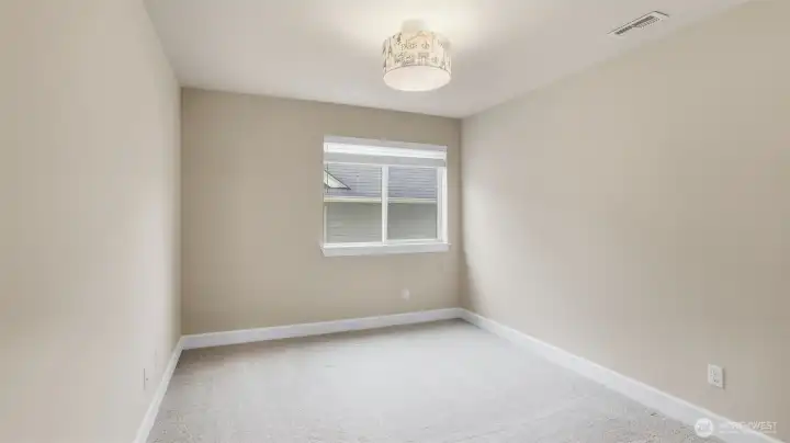 Freshly painted bedroom #2