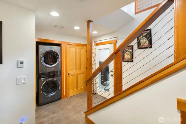 Beautiful custom woodwork throughout.