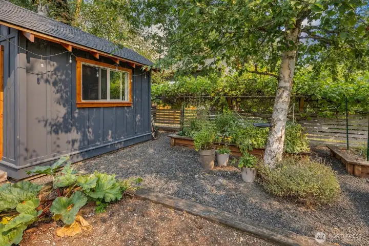 Custom Built (insulated) outbuilding to use as a hobby space, or to store your tools, etc.