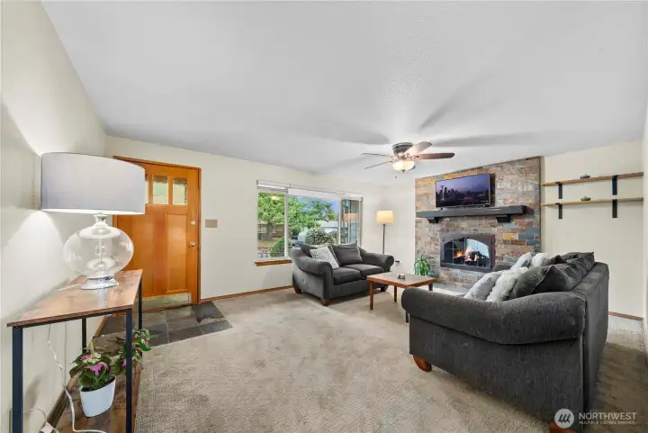 Large living room welcomes you in