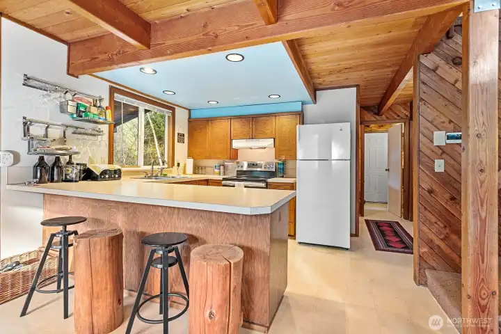 A bit of bar seating