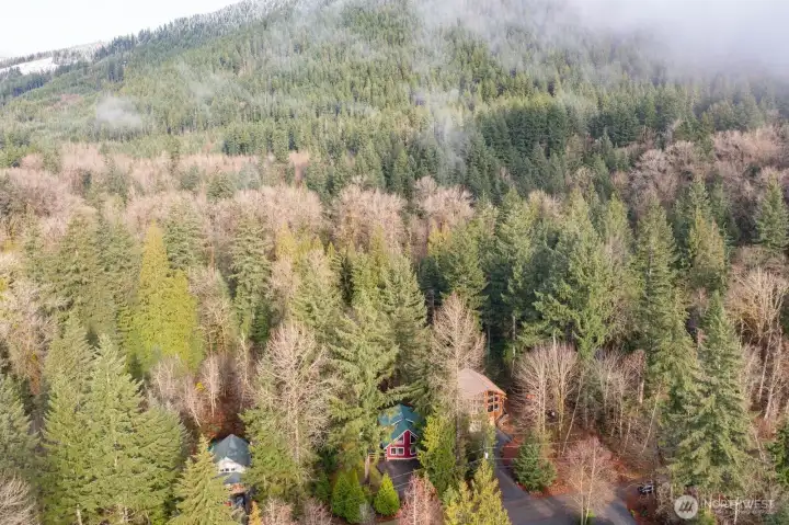 Ariel shot of the property location property is NOT in the flood zone