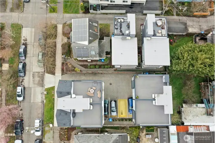 EV ready designated parking spot.