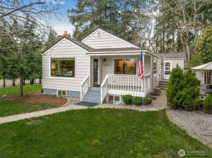 Beautifully remodeled 1940s vacation cottage with daylight basement ADU.