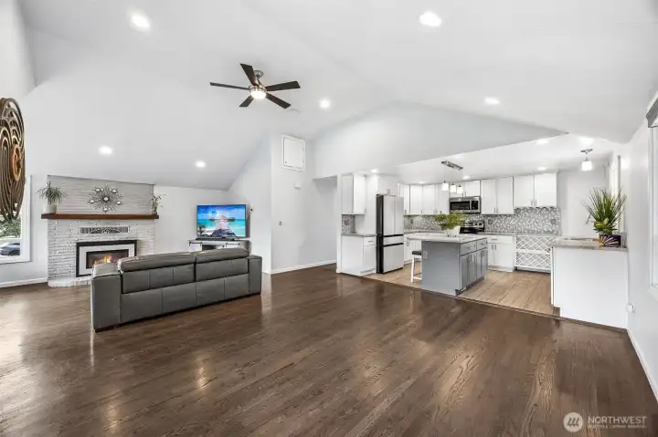 Open living and dining spaces designed for comfortable everyday living and entertaining.