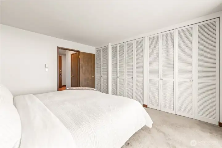 Lots of closet space