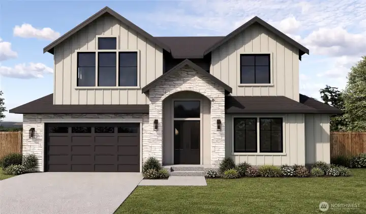 Exterior Rendering - Renderings are virtual representations only and may not accurately depict the final product. All specifications, dimensions, finishes, and features are subject to change without notice.