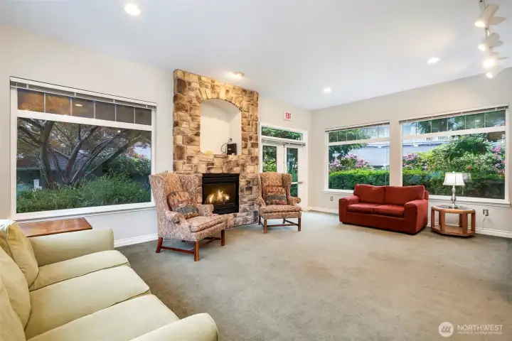 Clubhouse entertaining space