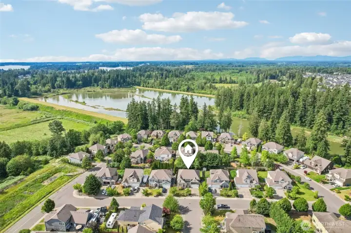 Marker shows where your new home is within the community! Marker shows where your new home is within the community!