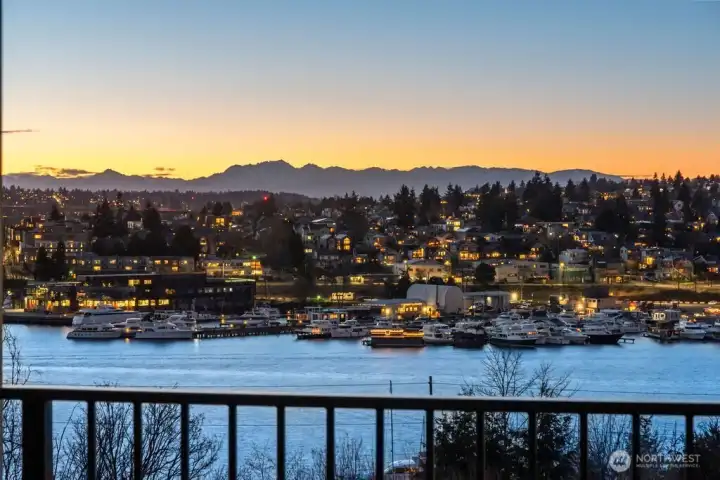 4th floor balcony sunset view-pic is of similar unit