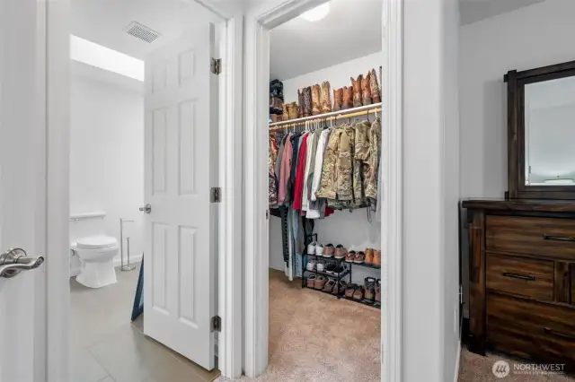 Primary Bathroom, Walk in Closet