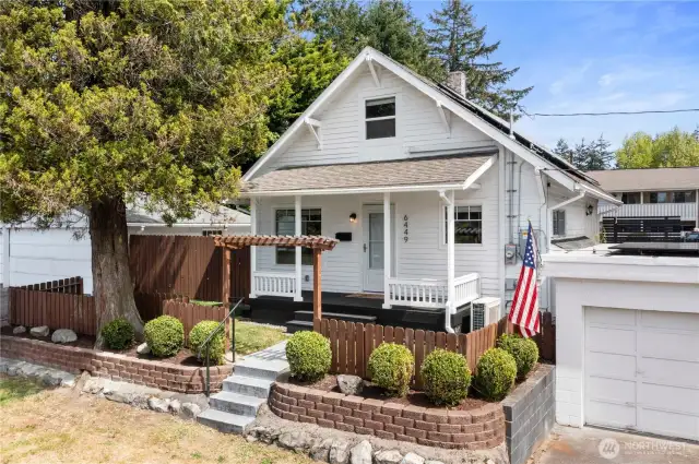 Front Entrance with garage