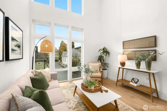 Bright, airy, and drenched in natural light—this living space is a true sanctuary for relaxation or entertaining.
