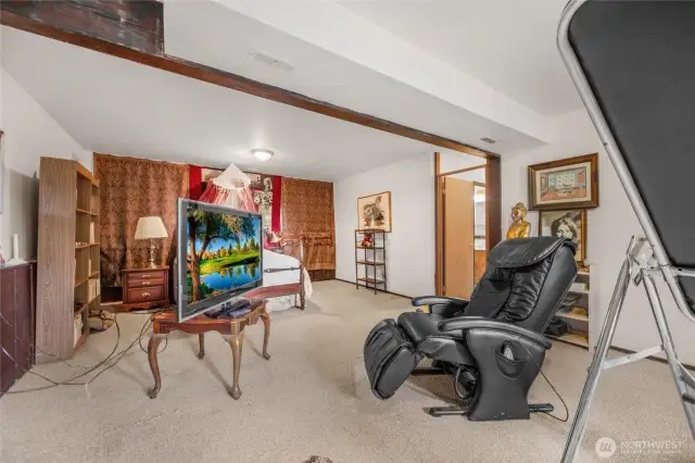 Massive downstairs bonus room