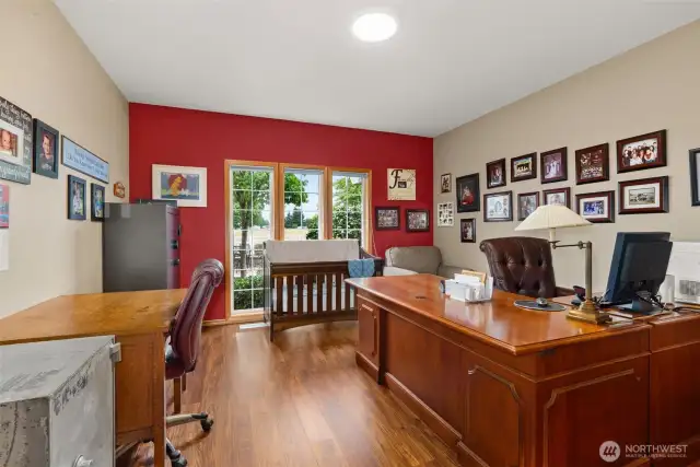 Office, though does have a closet would be a great nursey!