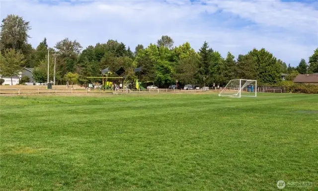Soccer filed nearby