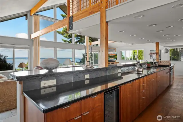 Granite counters.