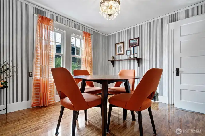 Separate dining room