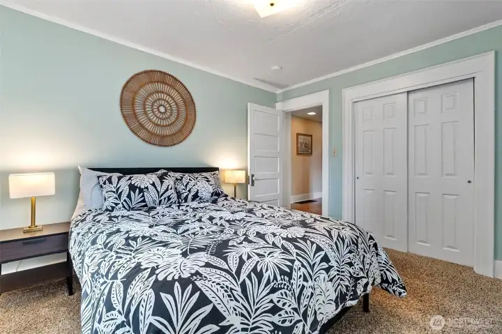 Ample closet storage