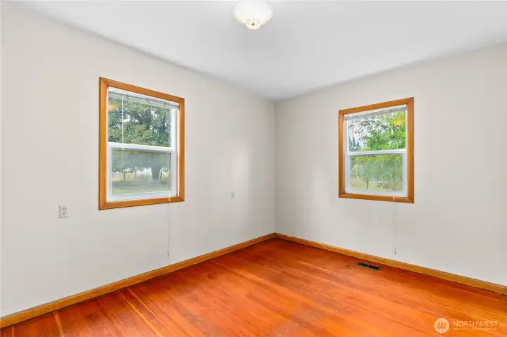1 of 2 main floor bedrooms.