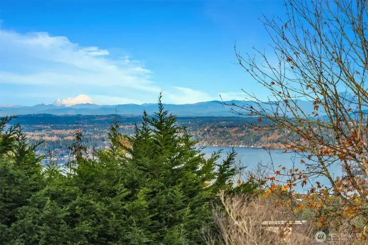 Views of Lake Sammamish and Mt. Baker!