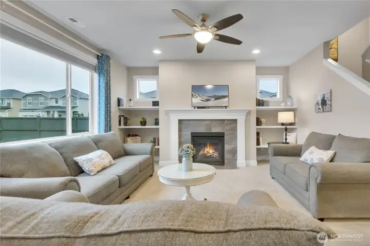 Wood wrapped windows throughout the home