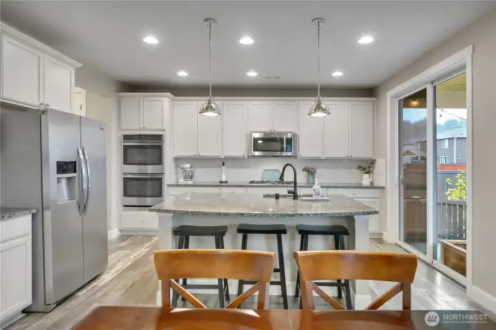 Slab granite counters