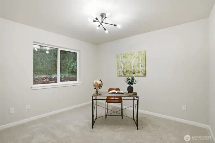 Spacious bonus room