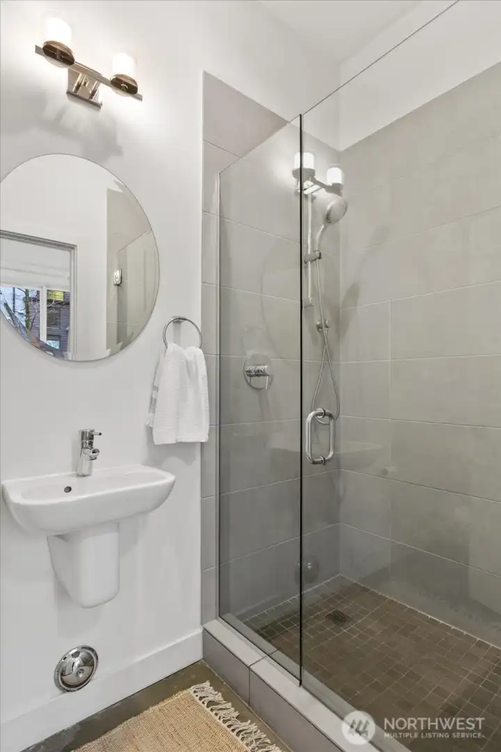 First floor 3/4 bathroom.