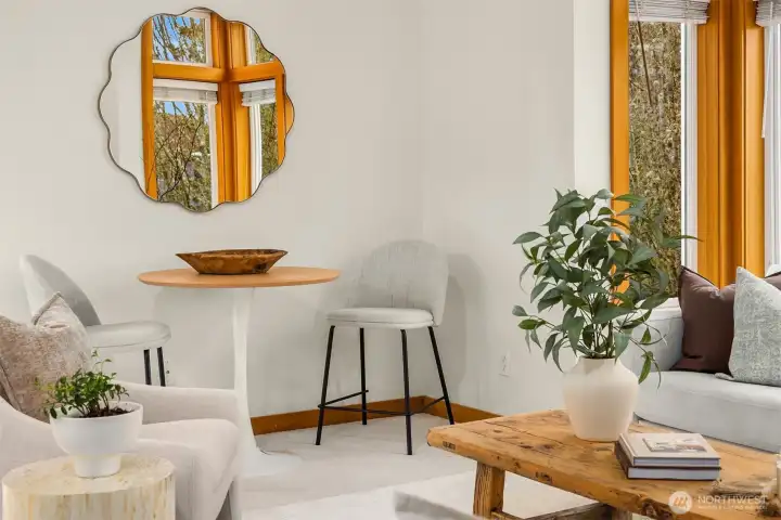 The Great Room offers a seamless layout with space for a dedicated dining area.