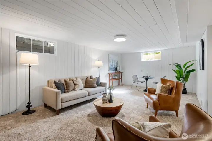 Oversized media room