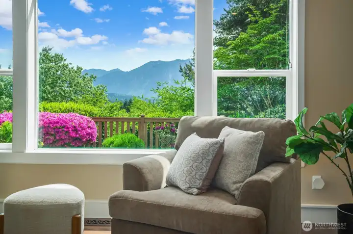 Family Room with gorgeous views
