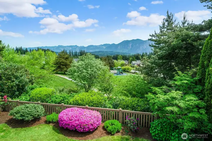 Expansive mountain views