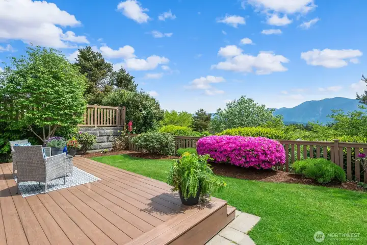 Trex deck and patio