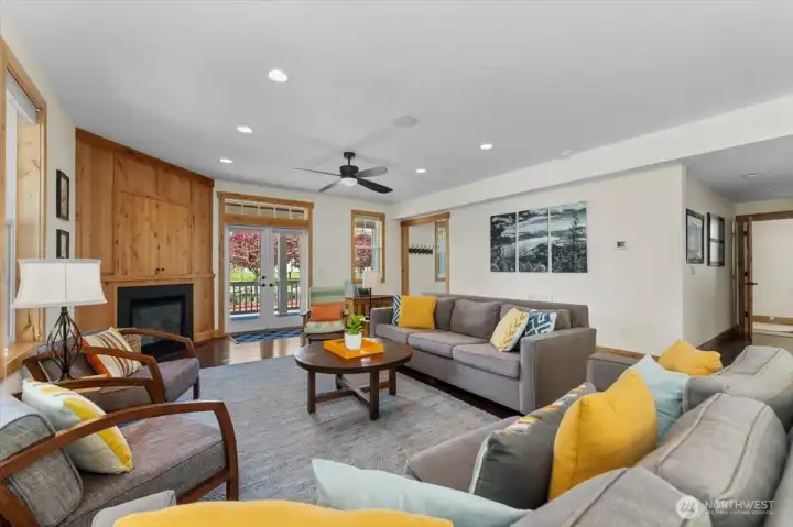 View of main level living room.