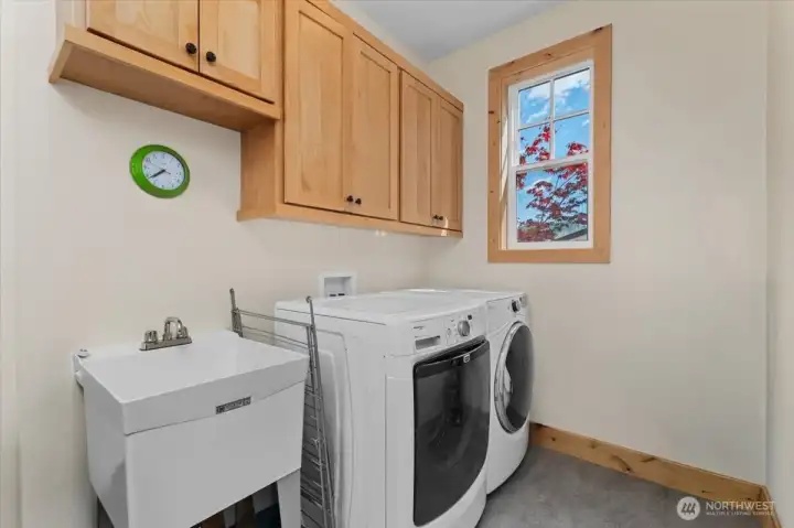 Main level utility room.