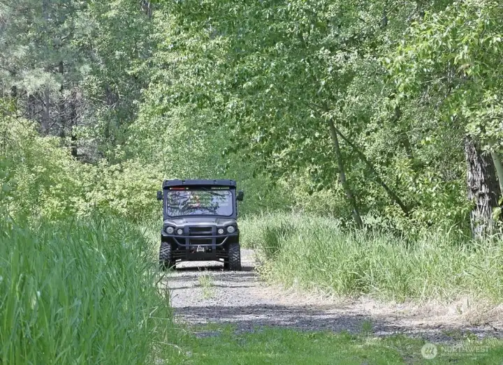 Trails on property and ride-outs to The Ridge!