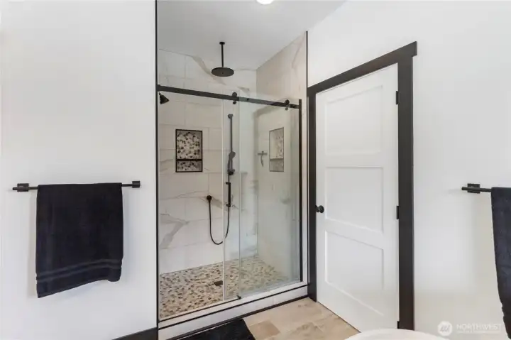 Main Shower w/ Towel/Broom Closet Main Shower w/ Towel/Broom Closet