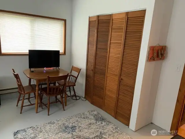 Lots of room and closet storage in the bunkroom.