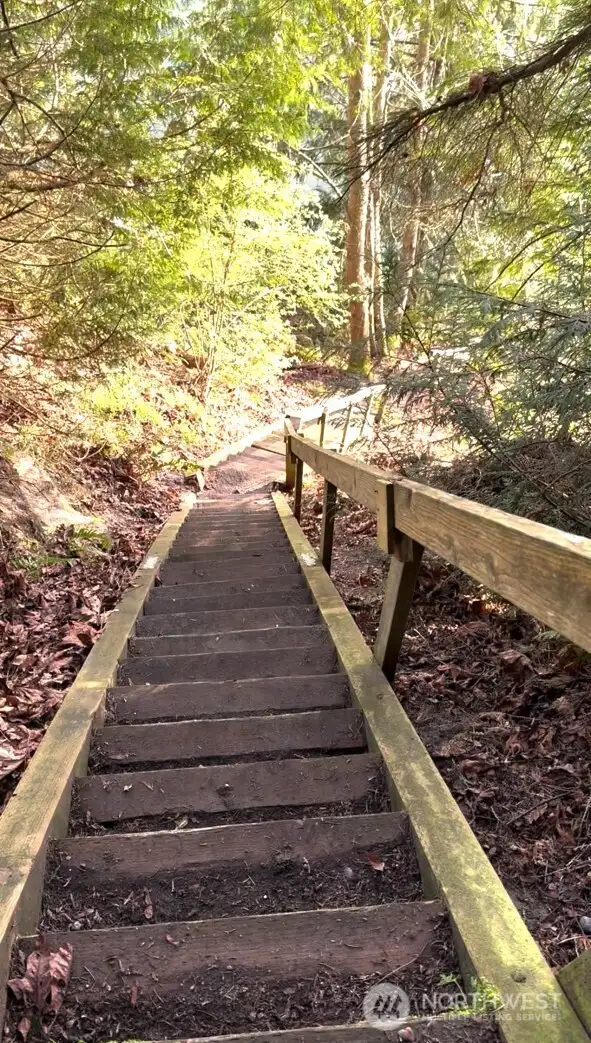 Stairway to deeded beach access