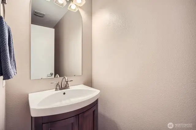 Downstairs bathroom sink
